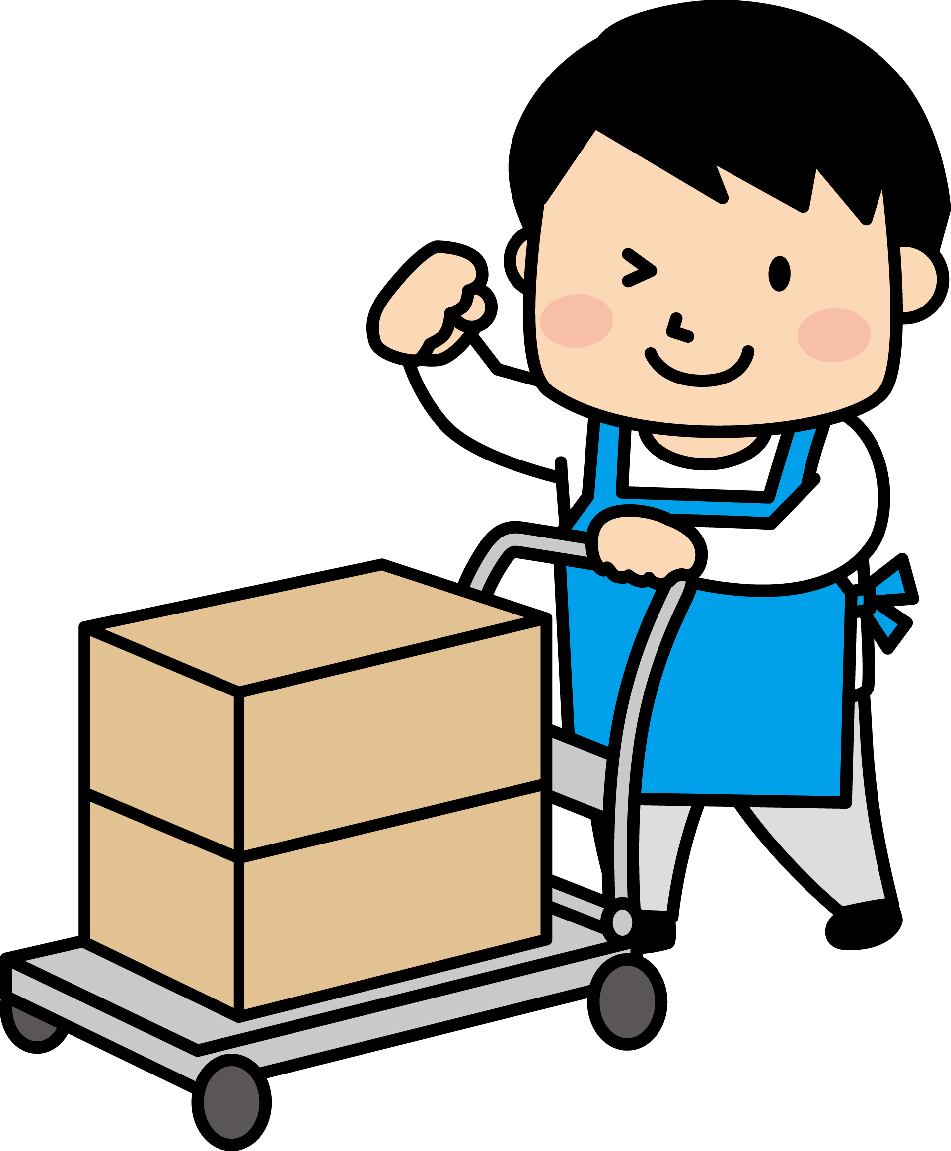 物流倉庫内にて、入荷物の検品･仕分けや館内配送を行なう業務がメインになります。